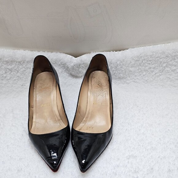 Christian Louboutin Pointed Toe Patent Le Women Pumps Size 37.5 Pre-owned - Picture 8 of 8
